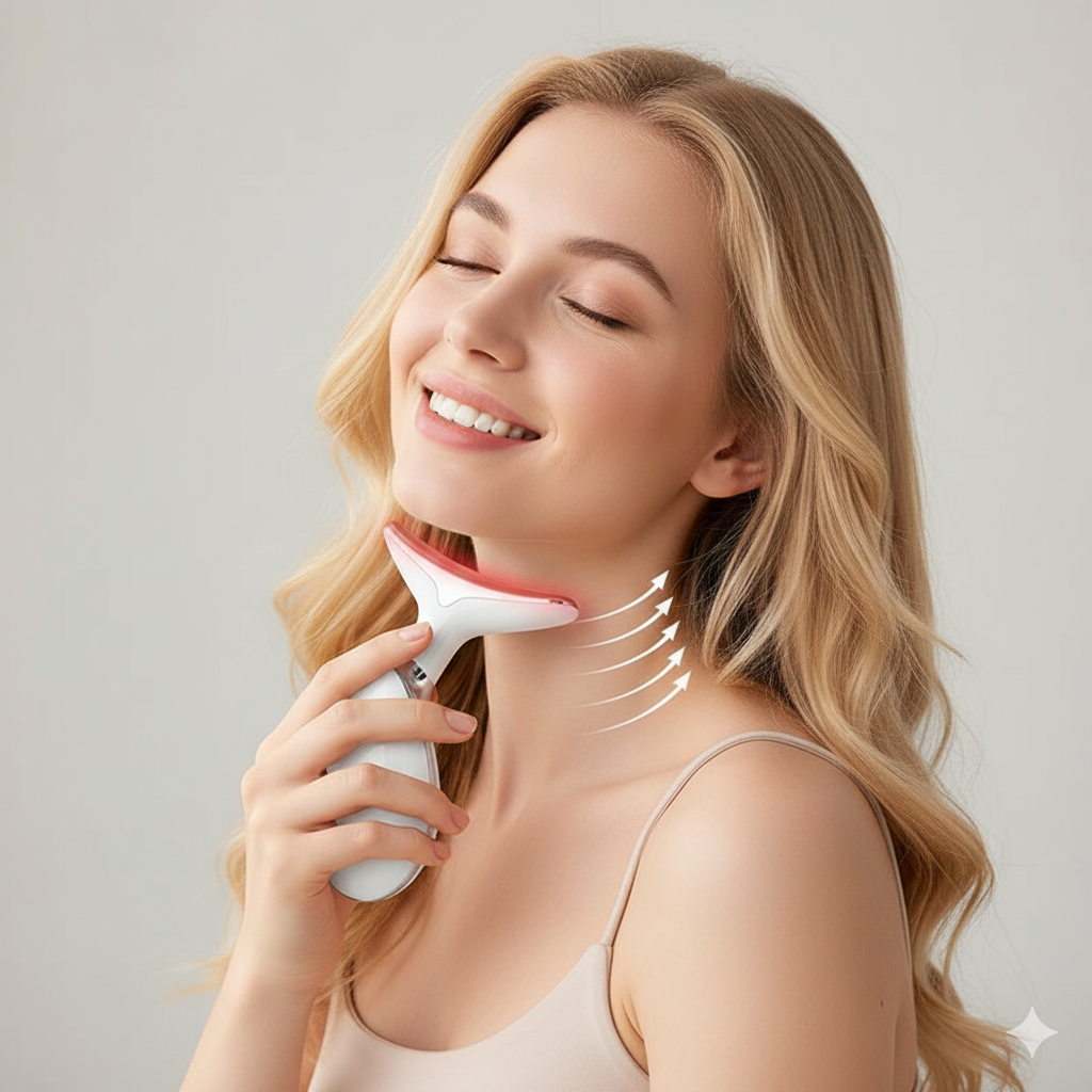 Masajeador Facial y de Cuello Multifuncional – Relajación para Rostro, Cuello y Piernas | Unisex